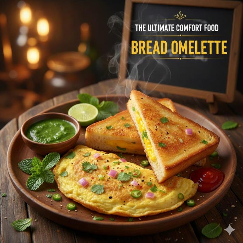 Bread Omlette (2 egg)